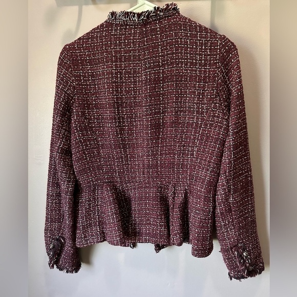 White House Black Market Tweed Blazer Jacket. Size 0. EUC. - Picture 6 of 8